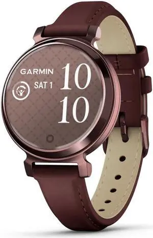 Garmin Lily 2 Classic Dark Bronze with Mulberry Leather Band
