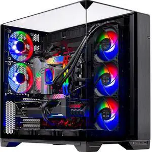 Skytech Gaming O11 Vision Gaming PC, AMD Ryzen 7 9850X3D 4.7GHz, NVIDIA RTX 5090 32GB VRAM, X870 Board, 2TB Gen4 NVMe SSD, 32GB DDR5 RAM 6000, 1000W GOLD ATX 3 PSU, 360 ARGB AIO , WI-FI 7, Windows 11