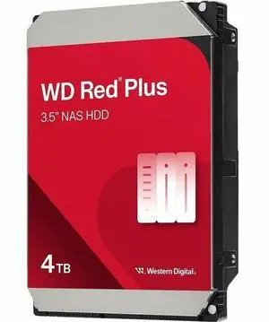 WD Red Plus 4TB 3.5" 5400RPM SATA Internal Hard Disk Drive - WD40EFZZ