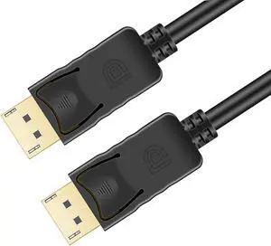 DisplayPort Cable,DP Cable 10ft(3m) [4K@60Hz, 2K@165Hz, 2K@144Hz], Display Port Cable 1.2 High Speed DisplayPort to DisplayPort Cable Compatible 3D, Laptop, PC, Gaming Monitor