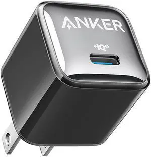Anker 511 Charger, Anker Nano Pro, 20W PIQ 3.0 Durable Compact Fast Charger, USB C Charger for iPhone 13/13 Mini/13 Pro/13 Pro Max/12, iPad/iPad Mini, Pixel, and More(Cable Not Included), Black Ice