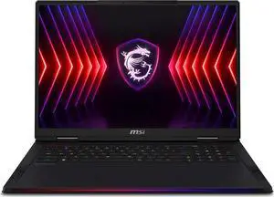 MSI Raider 18 HX Gaming Laptop Intel Core i9-14900HX NVIDIA GeForce RTX 4080 32GB RAM 1TB SSD 18.0" QHD+ Windows 11 Home (A14VHG-251US)