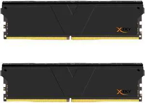 V-COLOR Manta XSky DDR5 32GB (2x16GB) 6000MHz CL36 1.25V SK Hynix Original IC RGB Gaming Desktop Memory Module Black, for AMD EXPO (TMXSAO1660836KKK)