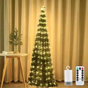 INMISS LED String Lights 200 LED 8 Modes Warm White Outdoor Christmas Decorations for Tree Indoor Bedroom Decor Party Home Holiday Spray Effect Flexible Fairy Lights 2m x 10 Strands