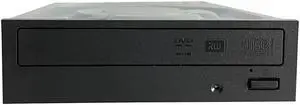 Lite-On IHAS124 24X SATA CD DVD/RW Dual Layer Internal Burner Drive Writer - Black (Bulk)