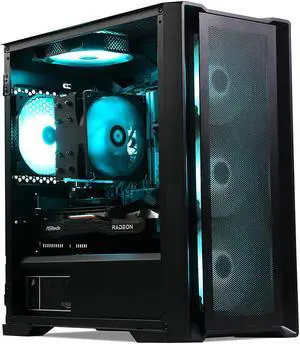 MXZ Gaming PC, AMD Ryzen 7 7800X3D, RTX 4070 Super, 16GB DDR5 6000MHz, M.2 SSD 1TB, B650, 6RGB Fans, Windows 11 Pro Ready to use, Gamer Desktop Computer(R7 7800X3D| RTX 4070 Super)