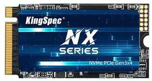 KingSpec M.2 2242 2TB PCIe 3.0 x 4 SSD NX Series NVMe 1.3 Solid State Drive High-Performance for PC Laptop Desktop Ultrabook and Portable Device Upgrade Motherboard