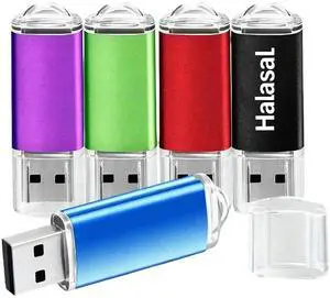 USB Flash Drive 5 Pack16GB USB 2.0 Flash Drive Memory Stick USB Drive Jump Drive USB Storage Flash Drives Pen Drive Thumb Drives (5 Mixed Colors: Black Blue Green Red Purple)