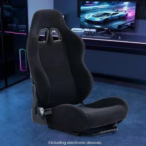 Minneer Racing Bucket Seat with Adjustable Slide Fit Racing Wheel Stand All Metal Parts (Racing Wheel Stand Not Include)