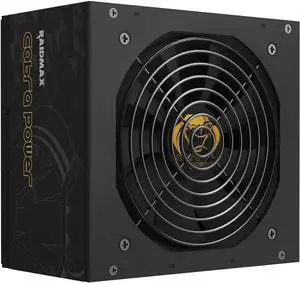 RAIDMAX Cobra ATX 3.1 Power Supply 850W, Fully Modular 80+ Gold Certified Gaming PSU, PCIe Gen 5 Ready, High-Performance Power Supply for Gaming PCs,RoHS,Active PFC,Black Flat Cables, 5 Years Warranty