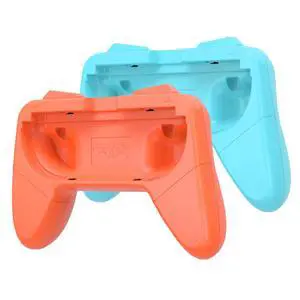 Joy Con Comfort Grips for Nintendo Switch 2,Controller Game Accessories Handheld Joystick Remote Control Holder-2 Pack,Blue&Orange