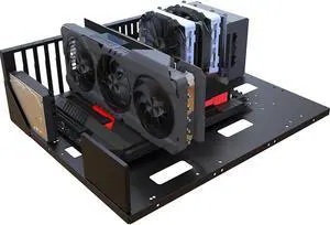 Open Chassis Rack, EATX ATX MATX ITX Computer Case PC Open Frame Test Bench, Gaming Computer Case (EATX)