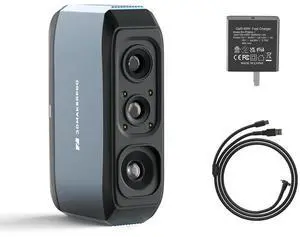 3DMakerpro 3D Scanner Moose, Medium-Format 3D Scanners for Printing, Blue Led Light Source, Up to 0.03mm Accuracy, 24-Bit Full-Color Scanning