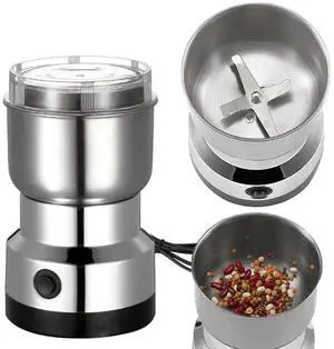 Electric Coffee Bean Grinder Nut Seed Herb Grind Spice Crusher Mill Blender NEW