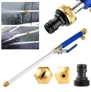 Idealforce High Pressure Power Washer Spray Gun Nozzle Water Nozzle for Garden Hose Power Wash Gun for Cleaning Patio Deck Driveway Fence Siding Car Truck RV & Outdoor Furniture