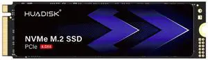HUADISK 2TB M.2 2280 PCIe 4.0 x4 NVMe 1.4 3D NAND Internal Solid State Drive, Seq. Read Speeds Up to 7,100MB/s, for PS5, PC and Laptops (HYV2TBX4(GR))
