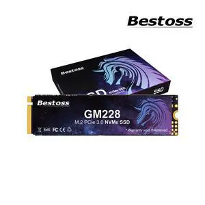 Bestoss 1TB M.2 PCIe NVMe 2280 SSD Gen3.0 x4 3D NAND Internal Solid State Drive, Seq. Read Speeds Up to 2200MB/s, Compatible with Desktop or Laptop