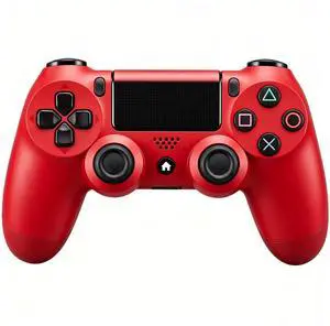 DualShock 4 Wireless Controller for PlayStation 4, Bluetooth Gamepad with Dual Vibration, Touch Pad, 3.5mm Audio Jack, Six-Axis Motion Sensor for PS4/Slim/Pro Console (Red)