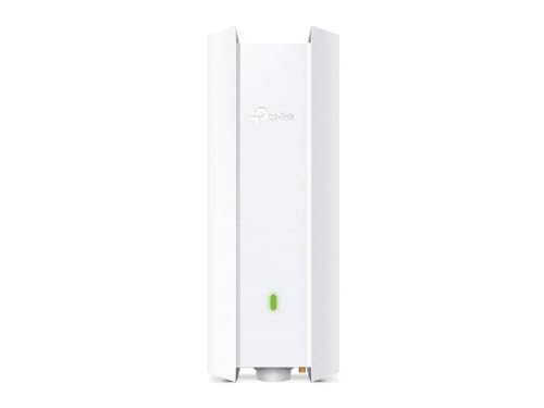 TP-Link Omada Long Range Outdoor Access Point | WiFi Extender Outdoor Universal Compatible | WiFi 6 AX1800 Dual Band | IP68 Weatherproof | Seamless Roaming | Omada Remote Managed(EAP610-Outdoor)