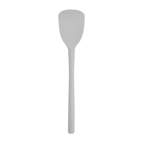 Tovolo Flex Core Scoopula Silicone Multifunction Spoon Spatula Combo Oyster Gray, BPA Free Spatula Spoon Silicone Heat Resistant Scoopula, Scoop and Serve Spatula Combo Kitchen Utensils