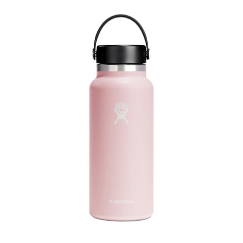 Hydro Flask Water Bottle - Insulated Stainless Steel - Wide Mouth Flex Lid, Non Spill, Leakproof, and Refillable in 32 Oz Trillium