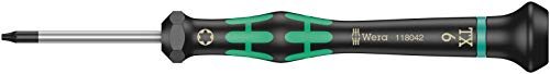 Wera 05118042001 Kraftform Micro 2067 Torx TX Electronics Precision Screwdriver, TX6 Head, 40mm Blade Length