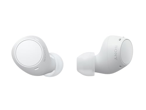 Sony WF-C510 Truly Wireless in-Ear Bluetooth Earbud Headphones with up to 22-Hour Battery, Multipoint-Connection, Mic and IPX4 Water Resistance, White- NEW
