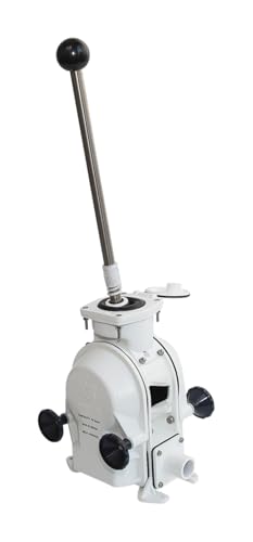 Whale Gusher 30 Largest Capacity Manual Bilge Pump, Up to 31 GPM, Double Acting, Pumps Oily Bilge Water, Corrosion-Resistant Alloy, Thru Deck Mounting with Deck Plate, for Boats up to 80 Feet BP3020