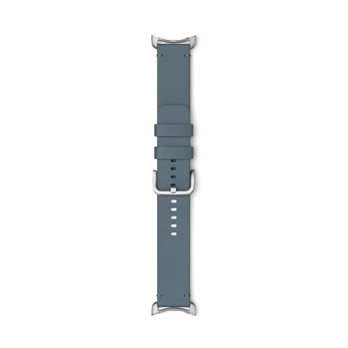 Google Pixel Watch Crafted Leather Band - Only Compatible with The 45mm Pixel Watch 3 - Moondust - Large