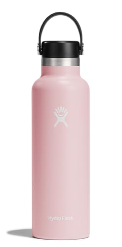 Hydro Flask Water Bottle - Insulated Stainless Steel - Non Spill, Leakproof in 21 Oz Trillium Pink