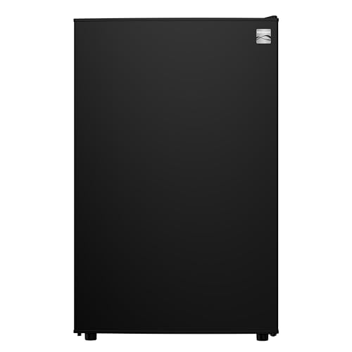 Kenmore 21" Compact Refrigerator with Chiller Compartment - Reversible Door, Adjustable Glass Shelves, ENERGY STAR Certified, 4 Can Rack, Interior Lighting, Freestanding, 4.5 cu. ft. Capacity - Black