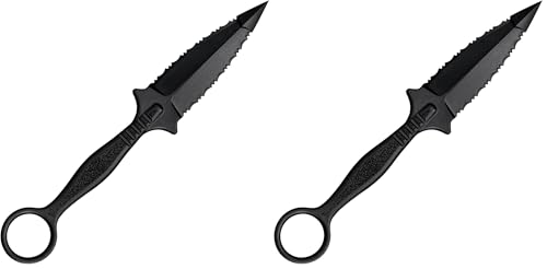 Cold Steel FGX Ring Dagger, 3 1/2", Black (Pack of 2)