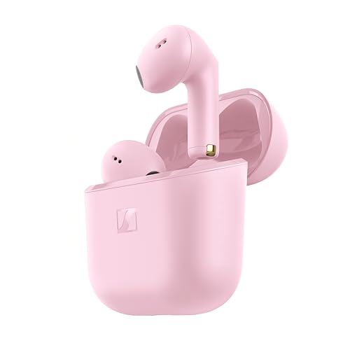 Sennheiser ACCENTUM Open Wireless Earbuds, 28hr Battery, USB-C, Pink