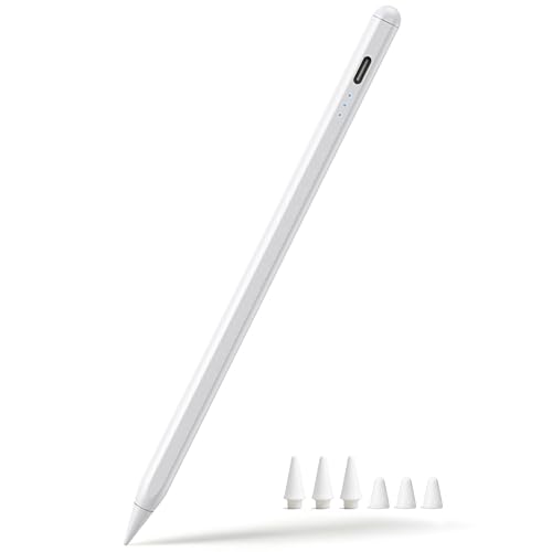 3X Fast Charge Stylus Pen for iPad, Active Pencil with Palm Rejection & Tilt Sensitivity, Compatible iPad 10th/9th/8th/7th/6th Gen, Air 11/13 M2/M3/5/4/3, Pro 11/12.9/13 M4, Mini A17 Pro
