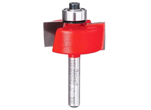Diablo Rabbeting Router Bit, Cuts Hardwood, Softwood, Plywood, Composite Materials - 1-1/4" Dia, 1/4" Shank, Tico Carbide, Anti-Buildup Coating - DR32100