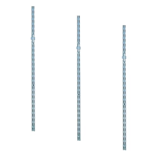 Rubbermaid FastTrack Garage 25" Upright with Extension, Extendable, Mount Into FastTrack Garage Rail, Garage Organization System (Pack of 3)