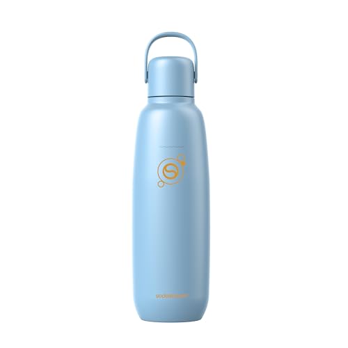 sodastream Fizz & Go Cool - All Metal Bottle (Arctic) Carbonating Bottle Capacity, 0.9L