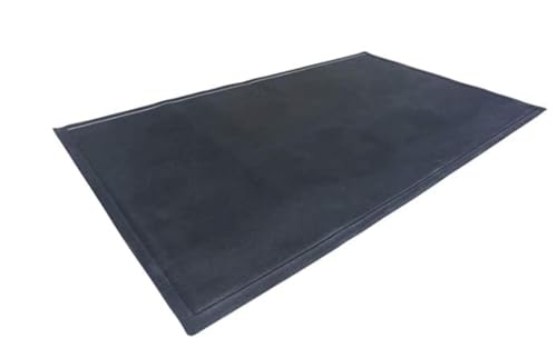 DiversiTech Outdoor Gas Grill BBQ & Fire Pit Mat, 60" x 30", Black