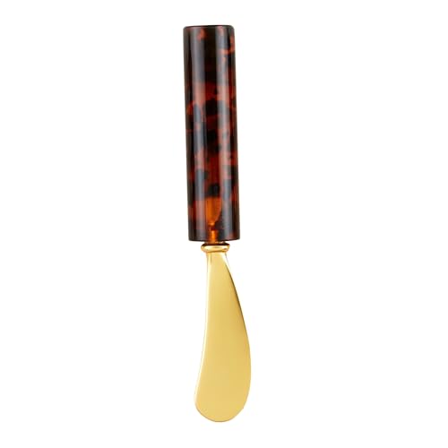 Mud Pie 5 1/2" Tortoise Acryl Spreader, Cylinder