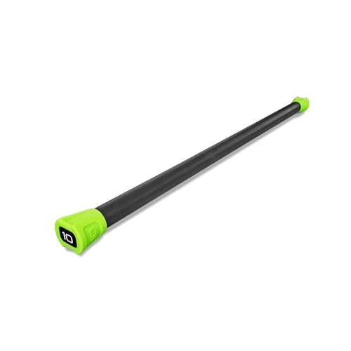 CAP Barbell Weighted Body Bar, 10 LB, Green, 10 Pounds
