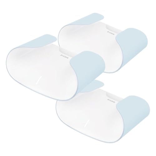 D-Link AX6000 WiFi 6 Mesh System 3-Pk —Contemporary Design —High-Performance —Feature Rich —AI Enabled —Parental Controls —Covers up to 8000+ sq. ft —Router (M60/3)