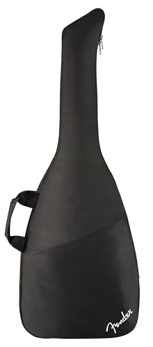 Fender Electric Guitar Gig Bag, Padded Guitar Case with a Comfortable Two-Piece Handle and Ergonomic Backpack Straps, Black