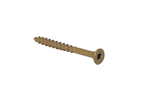Grip Rite Prime Guard P114STT5 Grip Rite #8 x 1-1/4 inch Exterior Star Drive Screws, Tan (5 Lb Tub),