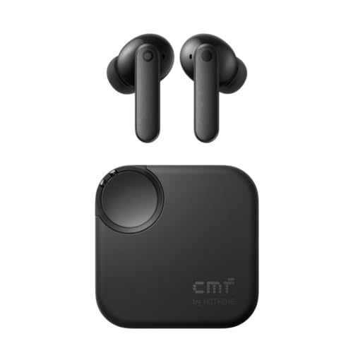 CMF by Nothing Buds 2 48dB Hybrid ANC True Wireless Earbuds, Strong and Comfort Noise Cancelling, Ultra Bass and Dirac Sound, in-Ear Detection, 55H Playtime, 6ENC Mics, Bluetooth 5.4 Dark Grey