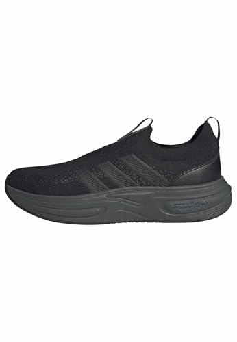 adidas Men's Cloudfoam Cuxxion - Sock, Black/Carbon/Grey, 14