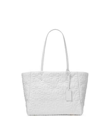 kate spade new york Tilly Quilted Tote, White Dove