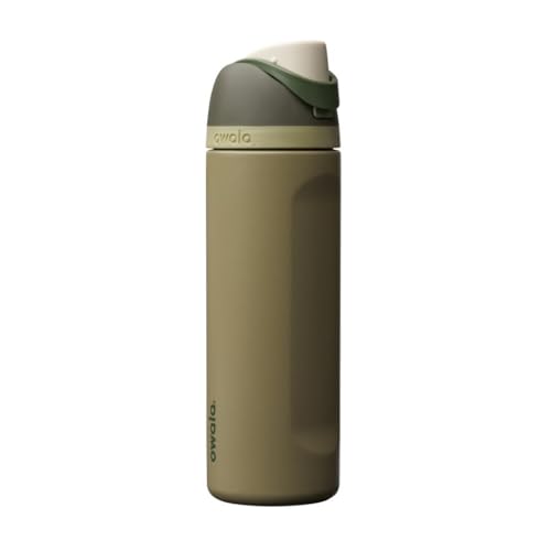 Owala FreeSip Insulated Stainless Steel Water Bottle with Straw, BPA-Free Sports Water Bottle, Great for Travel, 24 Oz, Off Road