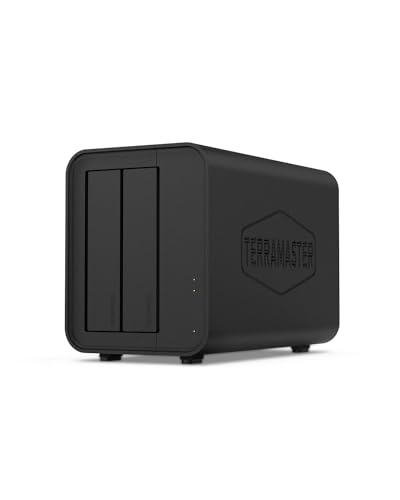 TERRAMASTER D2-320 USB RAID Enclosure - USB 3.2 Gen 2 10Gbps Type C 2Bay Direct Attached Storage Supports RAID 0, 1, Single, JBOD (Diskless)