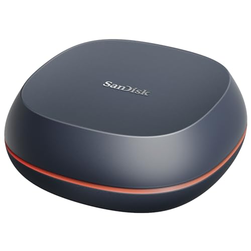 SANDISK 4TB Desk Drive SSD – Desktop External Solid State Drive, Up to 1000MB/s, USB-C, USB 3.2 Gen 2 - SDSSDT40-4T00-NA25