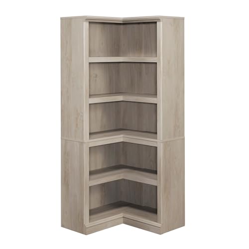Sauder Miscellaneous Storage Bookcase, in a Chalked Chestnut Finish